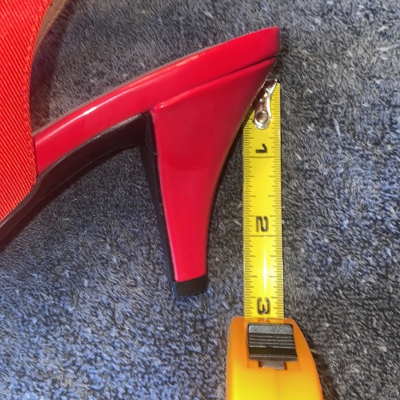 New Never Worn Proxy Red Ladies Heels Size 7 - Picture 11 of 11